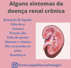 alguns sintomas da doenca renal cronica