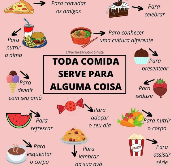 toda comida serve para alguma coisa