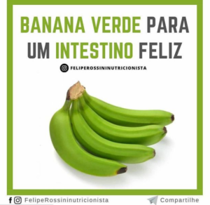 Banana Verde para um Intestino Feliz