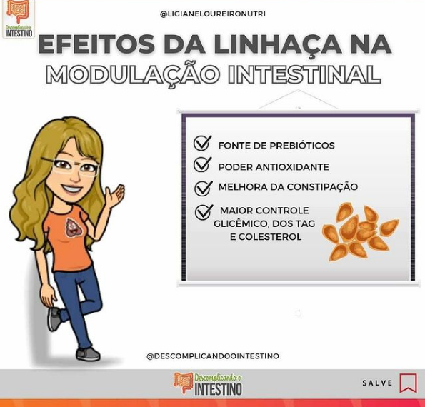 efeitos da linhaca na modulacao intestinal