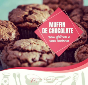 muffin de chocolate