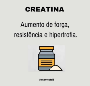 creatina aumento de forca resistencia e hipertrofia