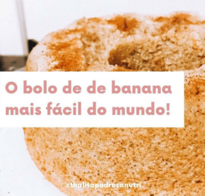 o bolo de banana mais facil do mundo