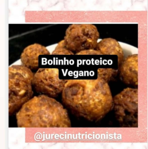 32 bolinho proteico vegano