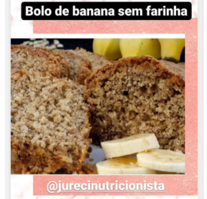 35 bolo de banana sem farinha