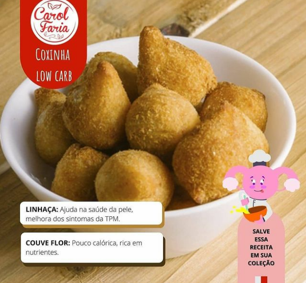 7 coxinha low carb