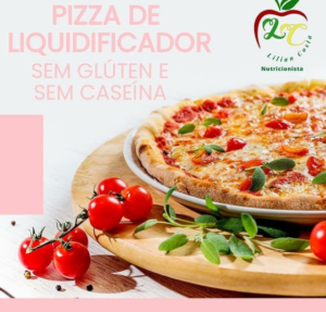 Pizza de Liquidificador Sem Glúten e Sem Caseína