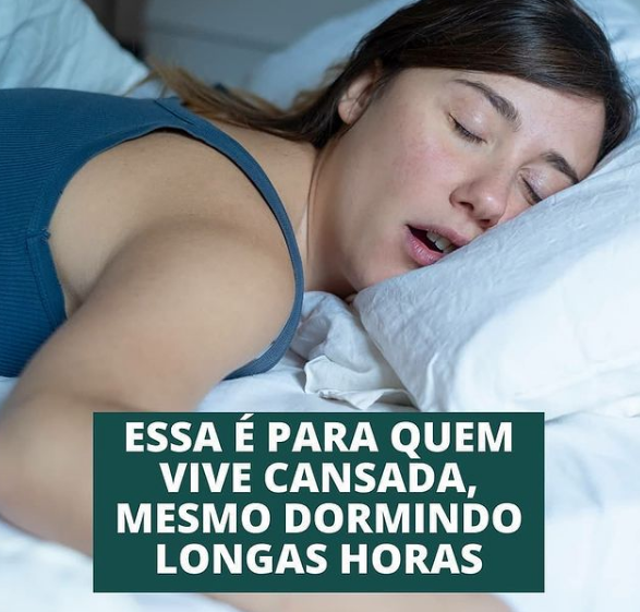 Vive Cansada mesmo Dormindo Longas Horas?