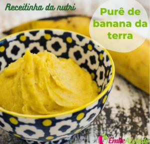 pure de banana da terra