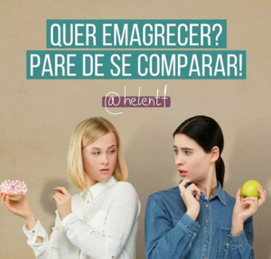 quer emagrecer pare de se comparar