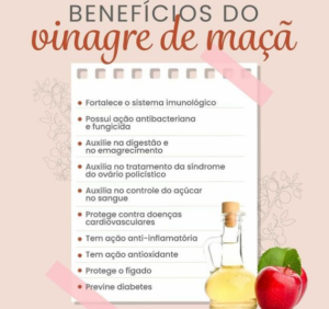 beneficios do vinagre de maca