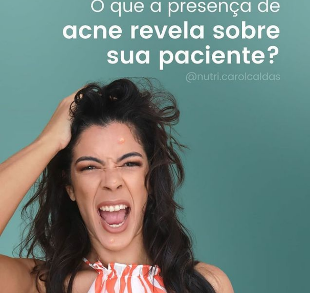 presença de acne