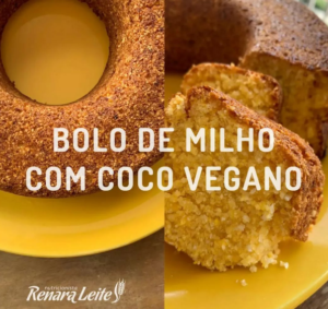Bolo de Milho com Coco Vegano