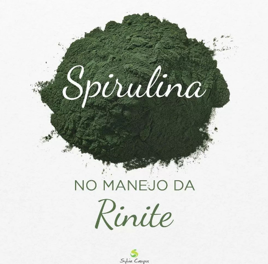 Spirulina no Manejo da Rinite