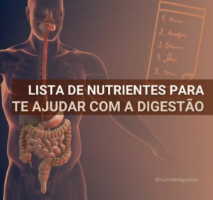 Lista de Nutrientes para te Ajudar na Digestão