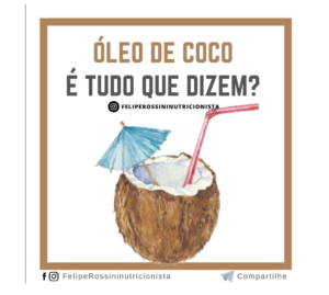 oleo de coco e tudo que dizem