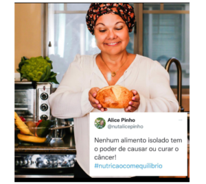 nenhum alimento isolado tem o poder de causar ou curar o cancer