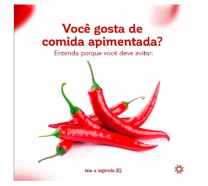 voce gosta de comida apimentada