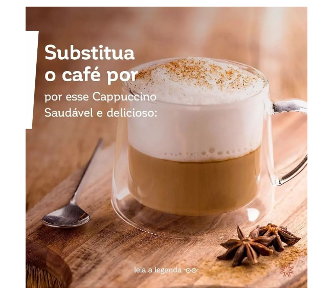 cappuccino saudavel e delicioso