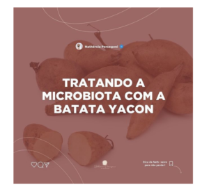 Tratando a Microbiota com a Batata Yacon