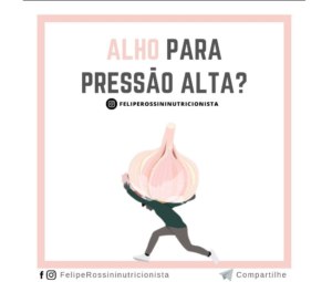 Alho para Pressão Alta?