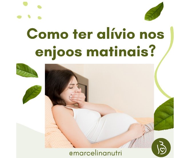 com ter alivio nos enjoos matinais