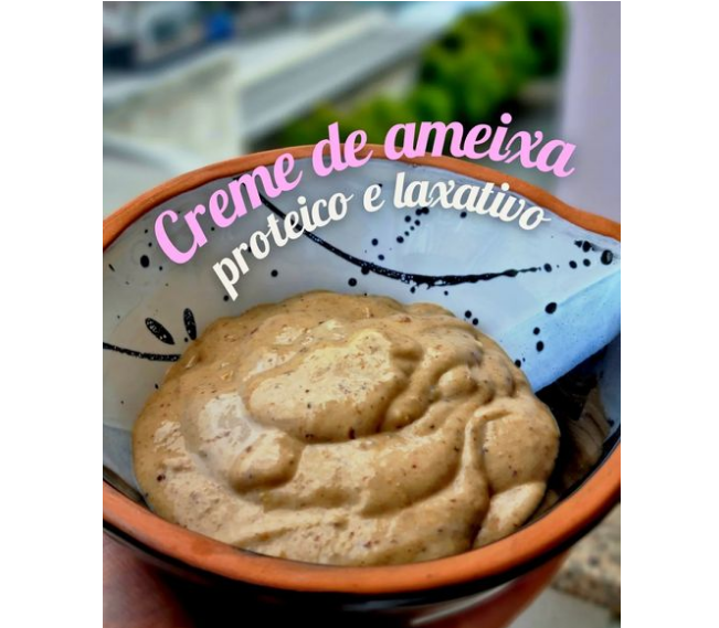 Creme de Ameixa Proteico e Laxativo