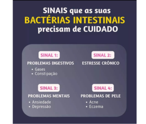 Sinais que suas Bactérias Intestinais Precisam de Cuidado
