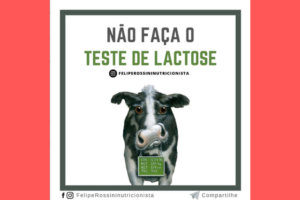 Não Faça o Teste de Lactose
