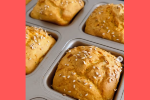 Pãozinho de Batata Doce e Chia