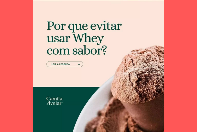 Por que Evitar usar Whey com Sabor?