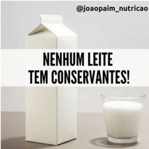 nenhum leite tem conservantes