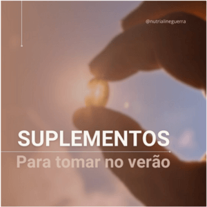 suplementos para tomar no verao