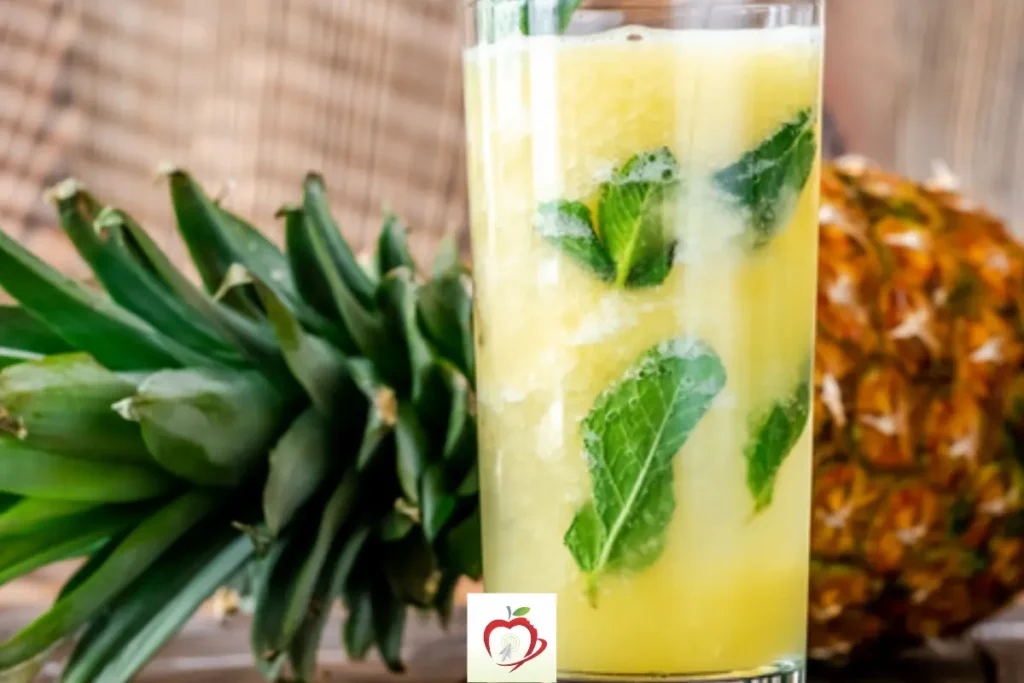 suco abacaxi com hortela