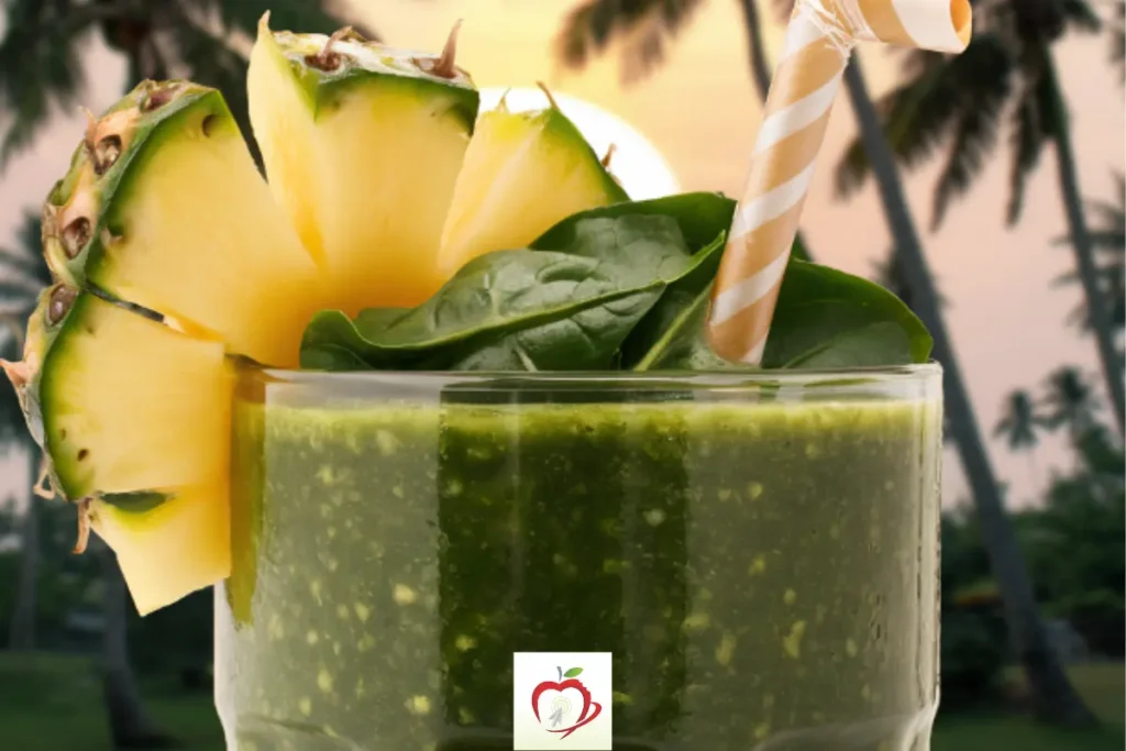 suco abacaxi e espinafre