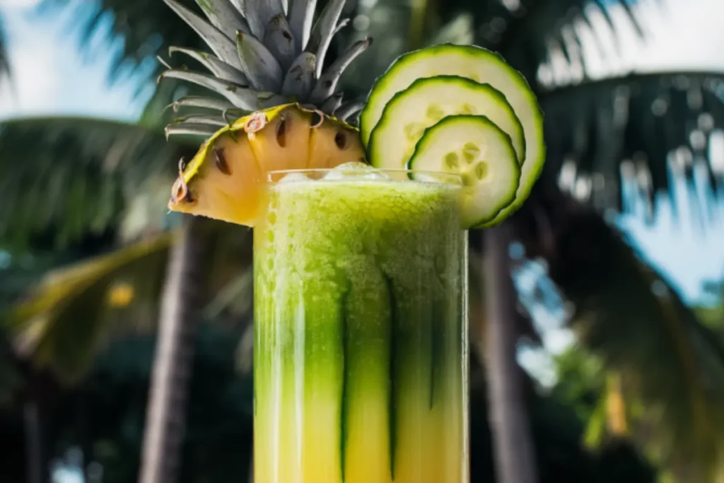 suco abacaxi e pepino