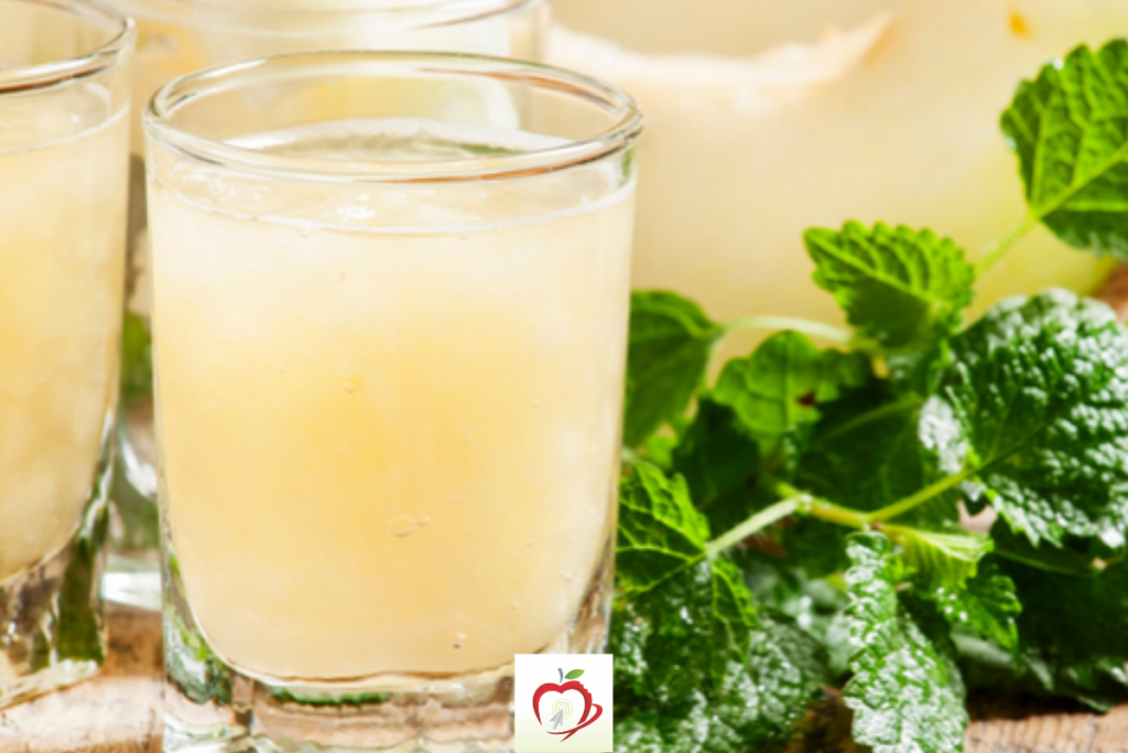 suco melao e hortela