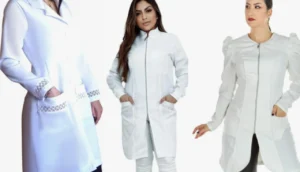 jaleco branco feminino