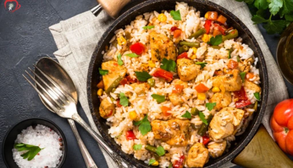 Receita com arroz integral