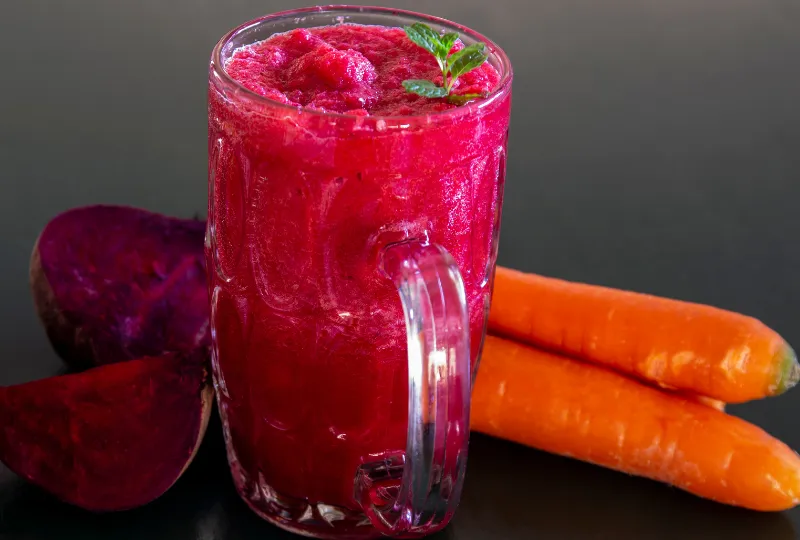 suco beterraba e cenoura