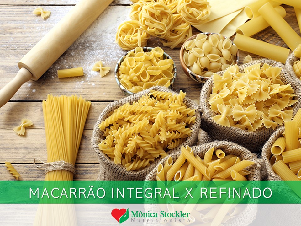Nutricionista orienta sobre diferenças nutricionais entre macarrão integral e refinado - Imagem do artigo original