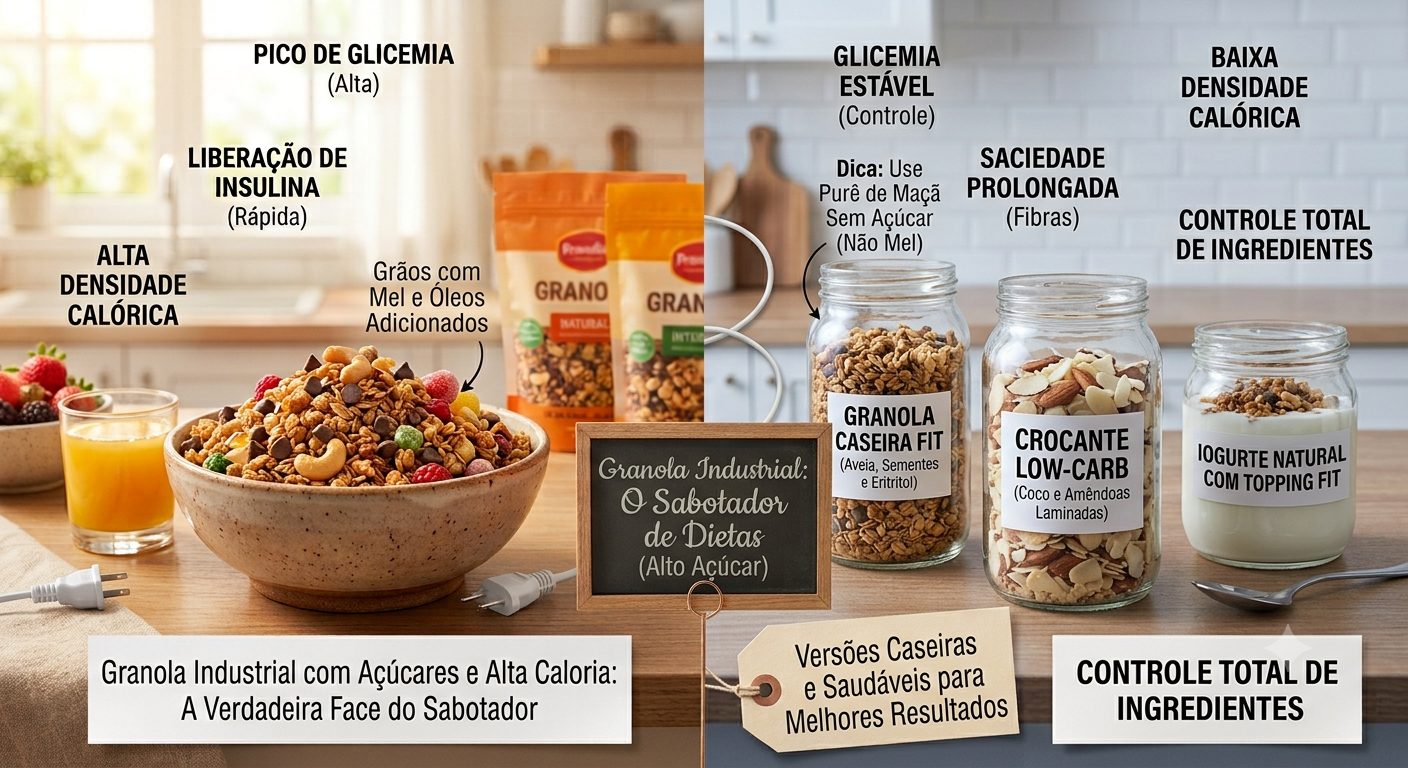 Substitutos caseiros e receitas rapidas de baixo teor calorico